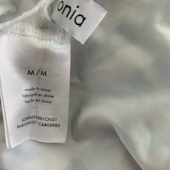 Blue & White Stripped One Piece Bikini Size Medium - Picture 8 of 12